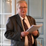 34. Le prévôt Jean-Jacques Martin, lors de la remise des résultats pour le concours du reliquaire (Photo : SJ-Bild)